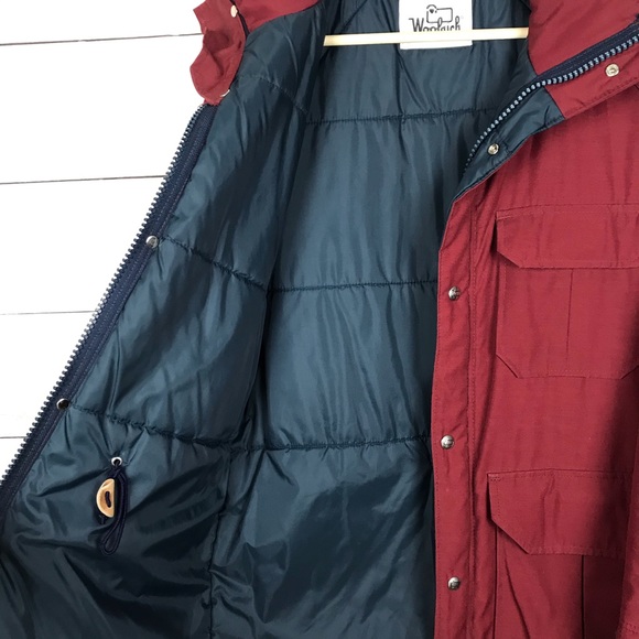 Vintage 1980s Woolrich Puffer Parka Jacket - Picture 3 of 5
